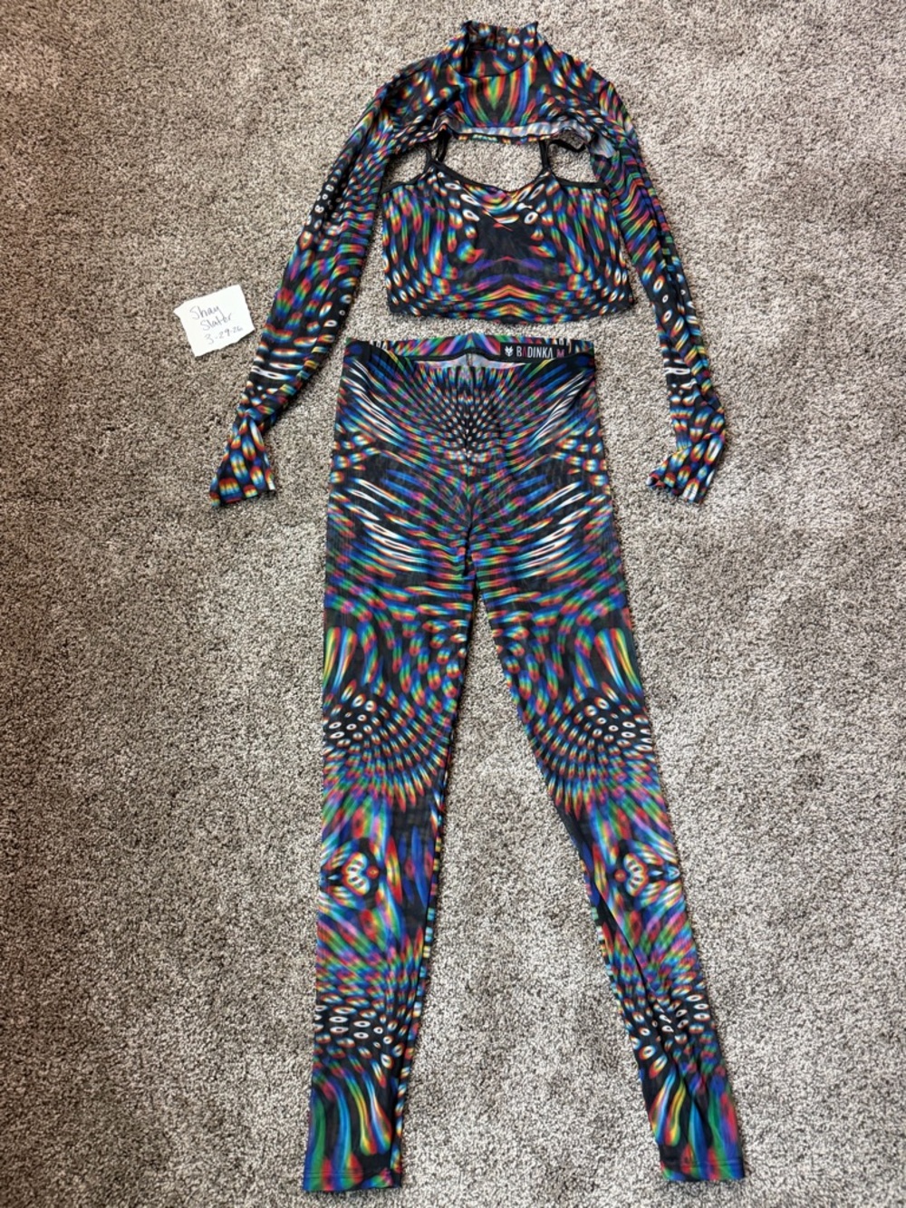 Badinka Pulsar Mesh 2 Pieces Shrug Set - medium